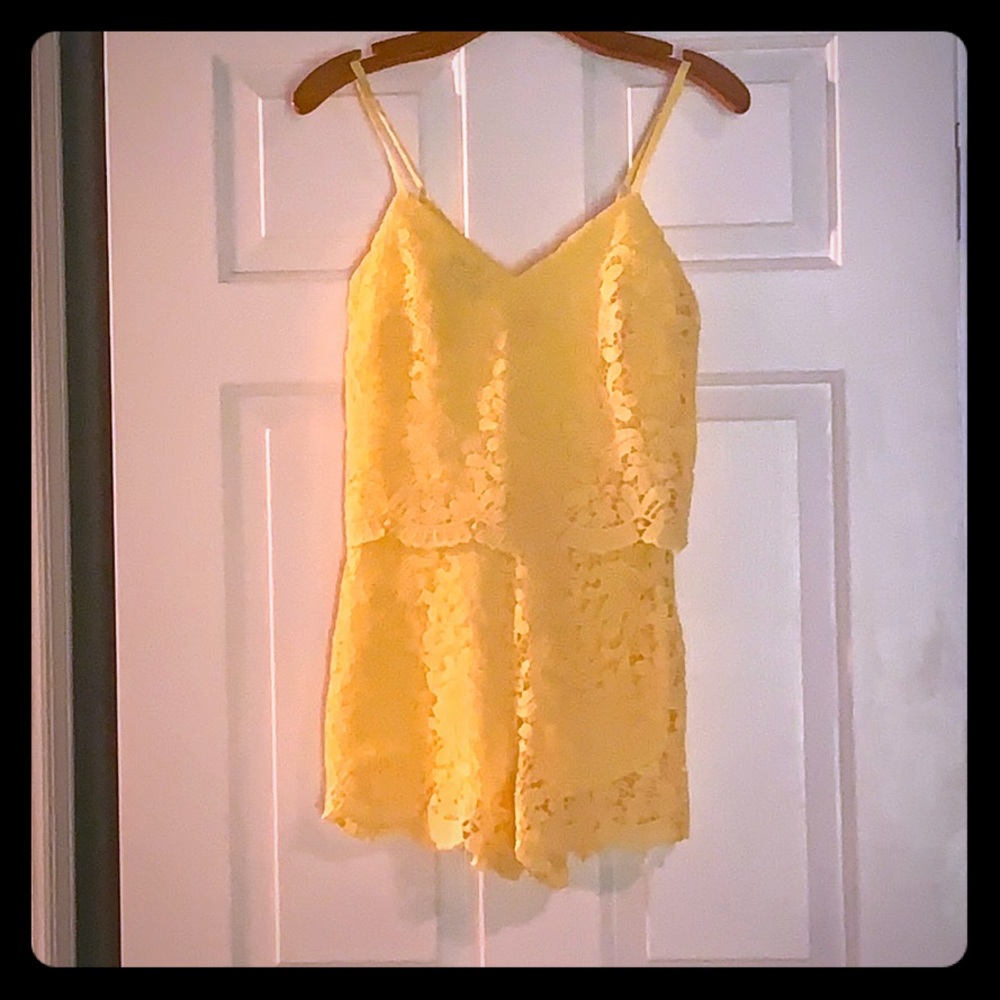 Bebe yellow romper